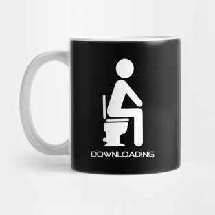 Funny Downloading Toilet Mug